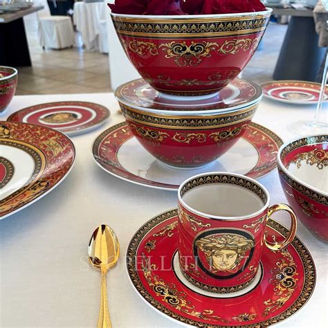 versace red medusa cup|Medusa Coffee Cup And Saucer Red .